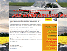 Tablet Screenshot of joewyssdriving.ch